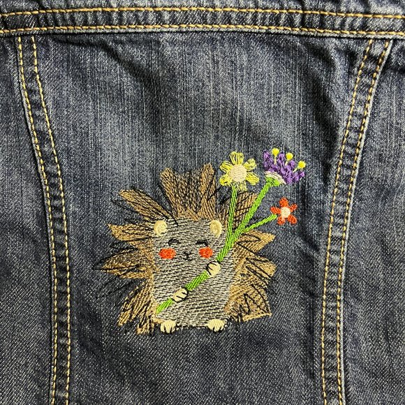 Gymboree Jean Jacket Girls Small Customizable - Picture 8 of 10